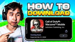 HOW TO DOWNLOAD WARZONE MOBILE IN 2 MINUTES IOSANDROID