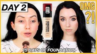 LOREAL INFALLIBLE FRESH WEAR FOUNDATION {First Impression Review & Demo} Dry Skin