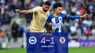 Brighton 4-1 Chelsea  Premier League Extended Highlights