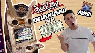 THE BEST $100 YU-GI-OH ARCADE MACHINE CHALLENGE GODLY PULLS DUEL TERMINAL PART 2 NOT CLICKBAIT