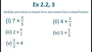 CBSE  NCERT  CLASS 7  MATHS  EXERCISE 2.2  QUESTION 3  i.ii.iii.iv.v