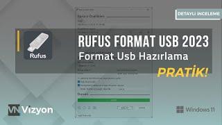 Rufus 2023 Format Usb Hazırlama  Windows 11