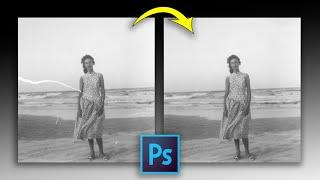 WOW Fix Old Photos with GENERATIVE FILL