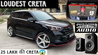 Loudest CretaHyundai Creta With Sundown Audio SetupModified Creta With 20 Inch Alloywheels