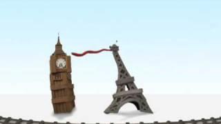 Big Ben vs. Eiffel Tower  Eurostar  France &  England Train Travel Video