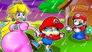 Peach & Baby Mario Dont Leave Me..  Funny Animation  The Super Mario Bros. Movie