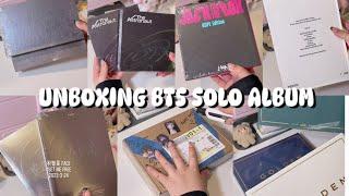 UNBOXING ALL BTS MEMBERS SOLO ALBUM  