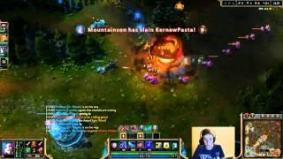 League of Legends - Bjergsen playing jinx mid