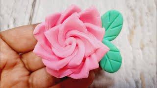 Easy flower  polymer clay   Clay flower