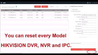 Hik Vision password recovery 2021. This video works on every model of HIKVISION DVR NVR and IPC.