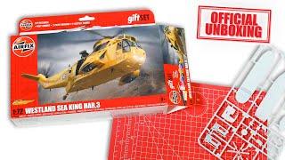 Official Unboxing Airfix Gift Set - Westland Sea King HAR.3 A55307B