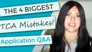 The 4 Biggest TCA Mistakes Application Warnings & Answers