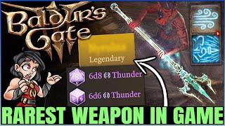 Baldurs Gate 3 - Dont Miss the Rarest Best Legendary Weapon - 1 SHOT POWER Nyrulna Location Guide