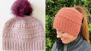 Crochet Dreamy Hat and Bun Beanie