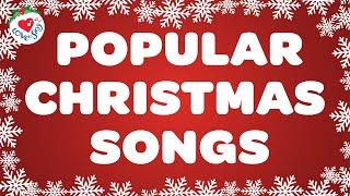 Top Popular Christmas Songs and Carols with Lyrics Playlist  Merry Christmas Music 