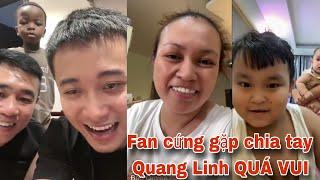 Fan cứng của Quang Linh quá vui được gặp Lôi Con Tiến Nguyễn trước giờ Quang linh lên máy bay