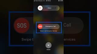 How to call emergency services in iPhone