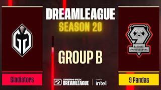 Dota2 - Gladiators vs 9 Pandas - Game 2 - DreamLeague Season 20 - Group B