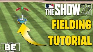 How to Field in MLB The Show 23  Button Accuracy Fielding  Beginner Tips and Tutorial