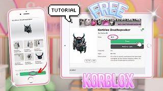 How to GET KORBLOX for FREE in 2024 Tutorial