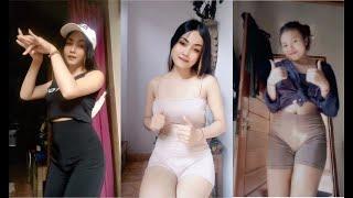 TIKTOK  GOYANG HOT SEXY LEGING WANITA CANTIK - Goyang ABG Cantik  leging celana ketat