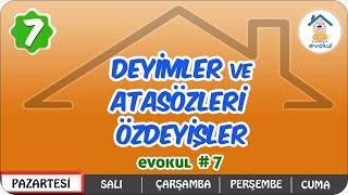 Deyimler Atasözleri ve Deyişler  7. Sınıf #uzaktaneğitim #evokul Kampı