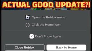 GOOD ROBLOX UPDATE?