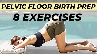 Pregnancy PELVIC FLOOR STRETCHES to prepare for LABOR  Stretch & Relax the Pelvic Floor for BIRTH