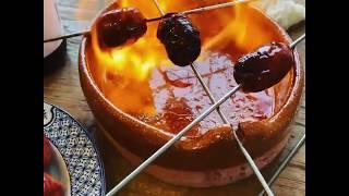 Flaming Chorizo Tapas Dish