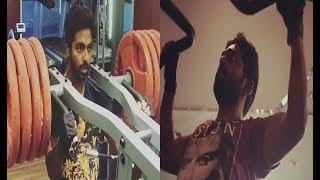 Gv prakash mass transformation gym workout video