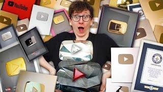 My $500000 Youtube Play Button Collection