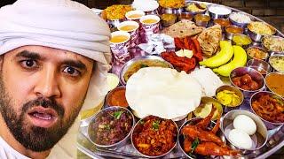 I tried Dubais BIGGEST Thali Challenge...