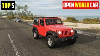 Top 5 open world car driving games for android  Best open world car game 2023