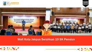 Wali Kota Jakpus Serahkan 19 SK Pensiun