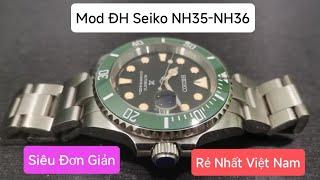 #365 Phần 1 Cách Dựng 1 Đồng Hồ Seiko Máy Nh35-Nh36 Siêu Rẻ Dễ Lắp Nhất