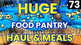 FRUGAL LIVING - Food Pantry Haul 2024 - Frugal Living Food Haul - FOOD BANK - Food Pantry Haul Video