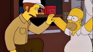 Los Simpson - Homer atrapado por dos maquinas expendedoras