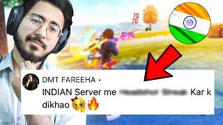 DMT FAREEHA Gave me Challenge For INDIAN SERVER  ICBABU# 8