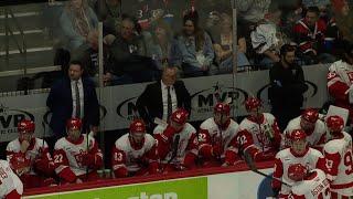 The Grand Rapids Griffins get set for Game 2 of the Calder Cup Playoffs