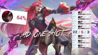 HOW TO ONE-SHOT WITH AD KATARINA - Diamond Promos in Korea - Flyer stream highlights