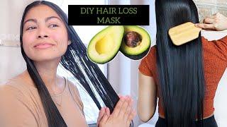 DIY Avocado Hair Loss Mask this recipe will turn your hair from frizzy to silky and straight#hair