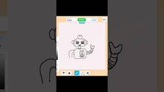 ROBLOX SPEED DRAWING A ROBOT  #roblox