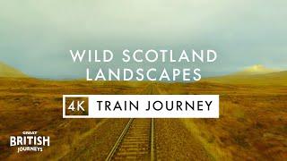 Stunning Scotland in 4K I Drivers Eye Train Journey I Crianlarich - Arrochar & Tarbet