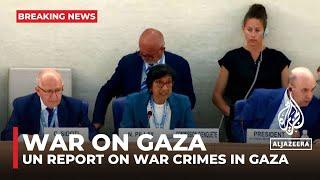 Israeli authorities responsible for war crimes in Gaza UN inquiry finds