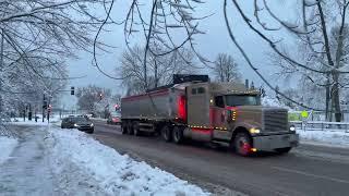 4K Montréal 2023 Montréal  Winter Walkthrough 4K 60FPS#montreal #walkthrough #winter #snow