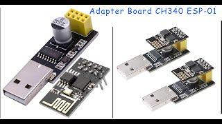 CH340 USB to ESP8266 UART Programmer Adapter for ESP 01 WiFi Modules