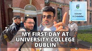 MY FIRST DAY AT University College Dublin UCD SMURFIT INDIAN STUDENT  Post COVID  VLOG 26