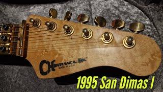 1995 Charvel San Dimas I 24 Fret Super Strat Guitar built in Jackson USA Custom Shop Pre-Fender