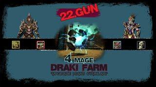 Knight Online  4 Mage ile Draki Farm  Upgrade - Shell Kırdırma  #22Gün