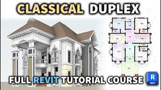 Classical Design  Revit Architecture 2024 Full Beginners Tutorial Course
